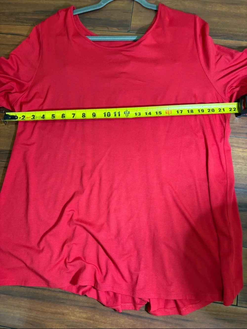 J. Jill Red Scoop Neck Long Sleeve Top - Picture 8 of 9